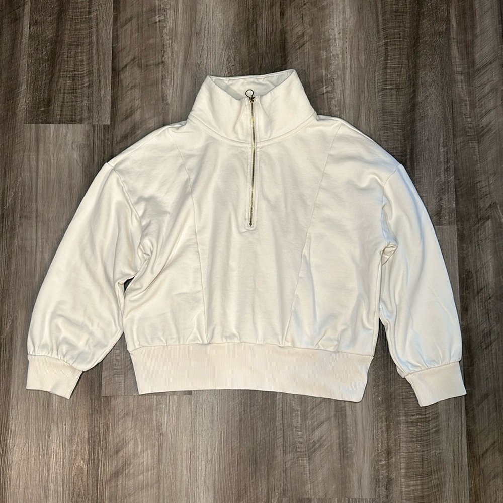 A New Day Quarter Zip Mock Sweatshirt - XL